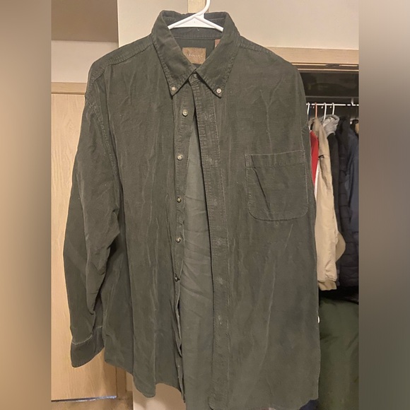 St. John’s Bay corduroy button up - Picture 1 of 3